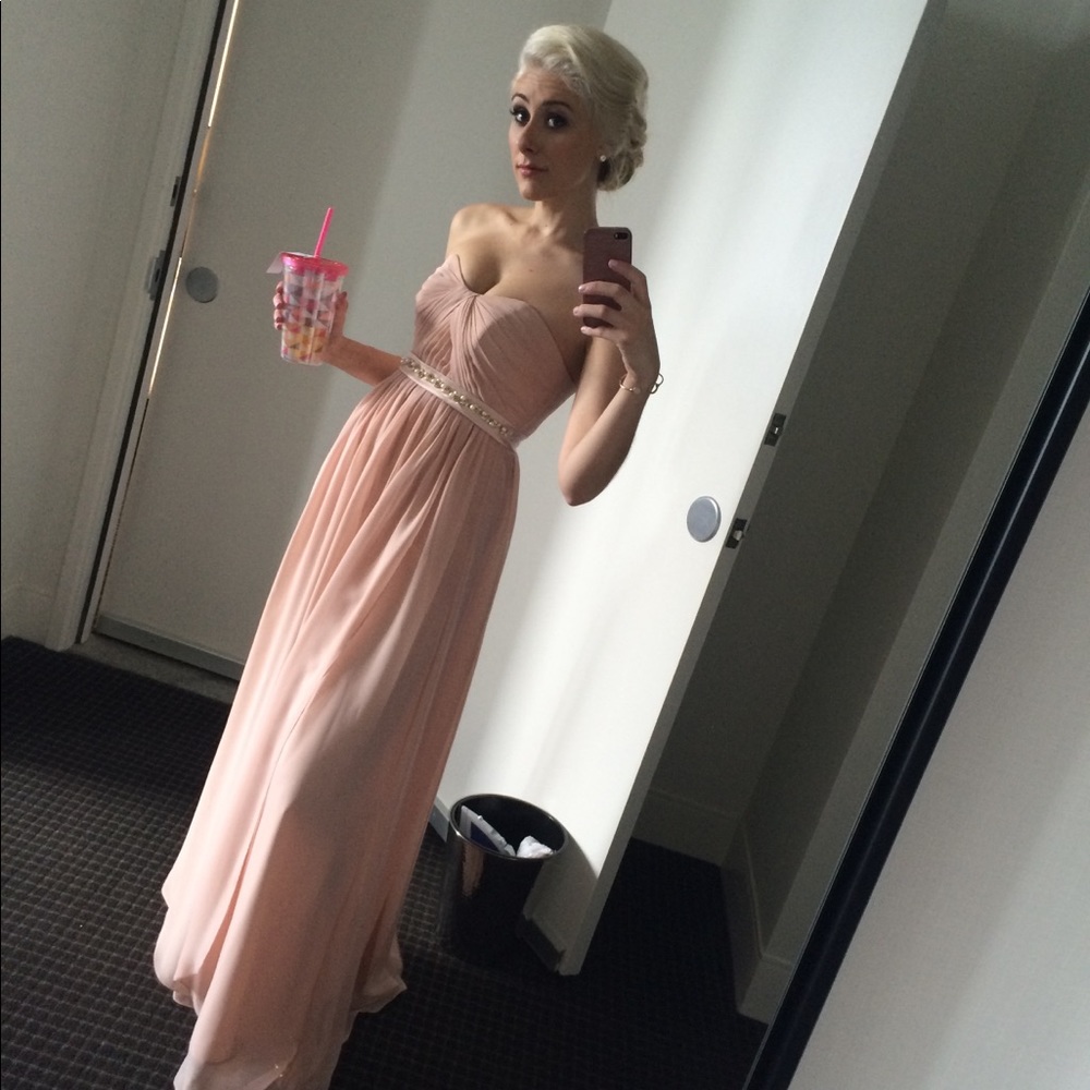 Sorella Vita Blush convertible bridesmaid dress